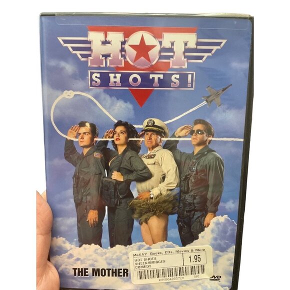 Hot Shots DVD Movie Charlie Sheen Lloyd Bridges Valeria Golino - Picture 1 of 2